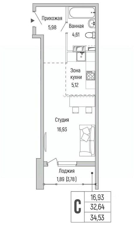 Apartment Sale, 34.53 sq. m. at Бузланово, Krasnogorsk Urban District, Moscow Region, Russia #1 Apartment Sale, 34.53 sq. m. at Бузланово, Krasnogorsk Urban District, Moscow Region, Russia #1