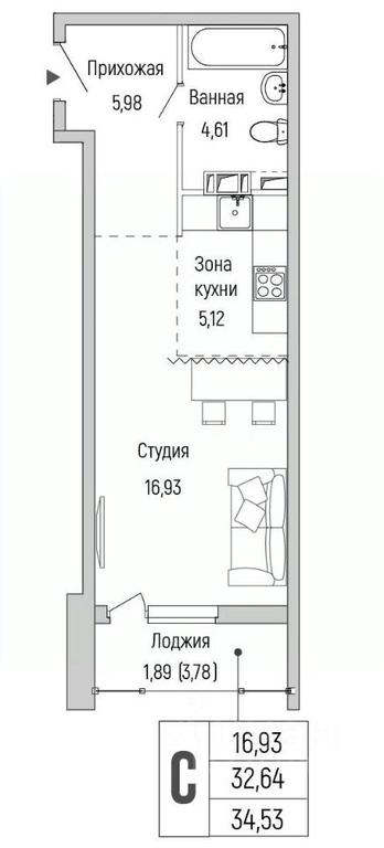Apartment Sale, 34.53 sq. m. at Бузланово, Krasnogorsk Urban District, Moscow Region, Russia #1 Apartment Sale, 34.53 sq. m. at Бузланово, Krasnogorsk Urban District, Moscow Region, Russia #1