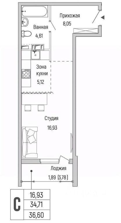 Apartment Sale, 36.6平方米 at Бузланово, Krasnogorsk Urban District, Moscow Region, Russia #1 Apartment Sale, 36.6平方米 at Бузланово, Krasnogorsk Urban District, Moscow Region, Russia #1