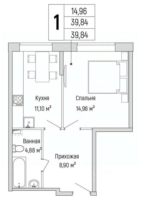 Apartment Sale, 39.84平方米 at Бузланово, Krasnogorsk Urban District, Moscow Region, Russia #1 Apartment Sale, 39.84平方米 at Бузланово, Krasnogorsk Urban District, Moscow Region, Russia #1