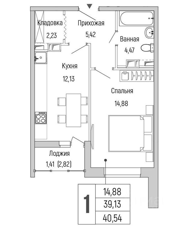 Apartment Sale, 40.54平方米 at Бузланово, Krasnogorsk Urban District, Moscow Region, Russia #1 Apartment Sale, 40.54平方米 at Бузланово, Krasnogorsk Urban District, Moscow Region, Russia #1