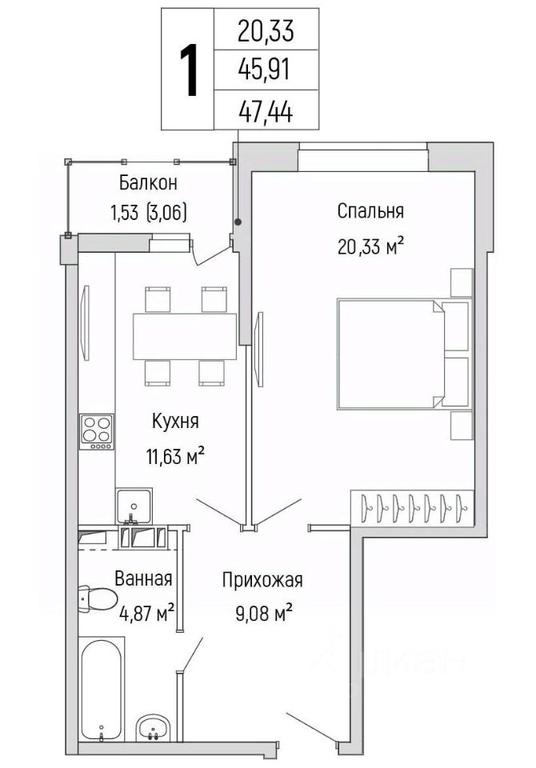 Apartment Sale, 47.44 sq. m. at Бузланово, Krasnogorsk Urban District, Moscow Region, Russia #1 Apartment Sale, 47.44 sq. m. at Бузланово, Krasnogorsk Urban District, Moscow Region, Russia #1