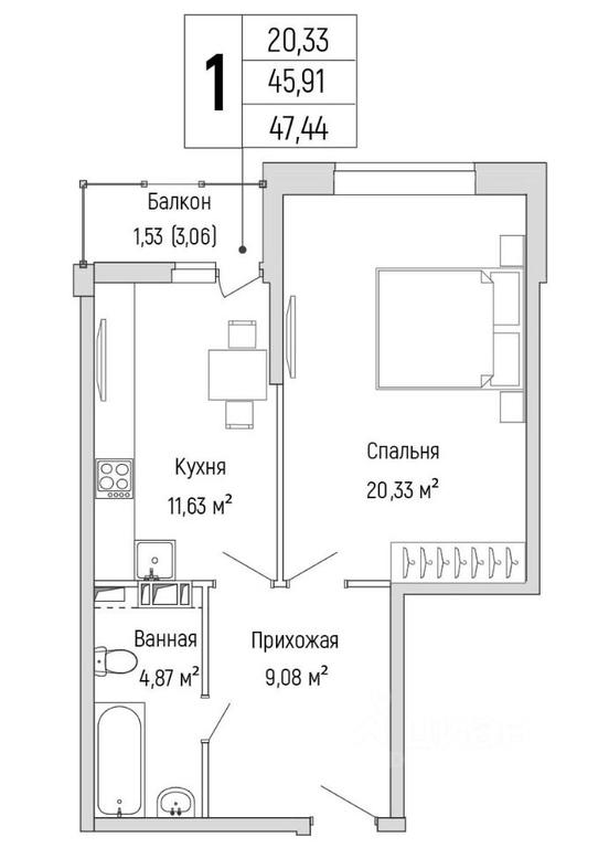 Apartment Sale, 47.44 sq. m. at Бузланово, Krasnogorsk Urban District, Moscow Region, Russia #1 Apartment Sale, 47.44 sq. m. at Бузланово, Krasnogorsk Urban District, Moscow Region, Russia #1