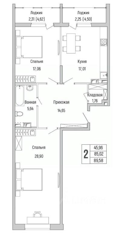 1-BD Apartment Sale, 89.58 sq. m. at Бузланово, Krasnogorsk Urban District, Moscow Region, Russia #1 1-BD Apartment Sale, 89.58 sq. m. at Бузланово, Krasnogorsk Urban District, Moscow Region, Russia #1