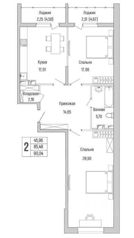 1-BD Apartment Sale, 90.04平方米 at Бузланово, Krasnogorsk Urban District, Moscow Region, Russia #1 1-BD Apartment Sale, 90.04平方米 at Бузланово, Krasnogorsk Urban District, Moscow Region, Russia #1