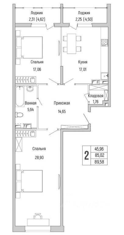 1-BD Apartment Sale, 89.58 sq. m. at Бузланово, Krasnogorsk Urban District, Moscow Region, Russia #1 1-BD Apartment Sale, 89.58 sq. m. at Бузланово, Krasnogorsk Urban District, Moscow Region, Russia #1