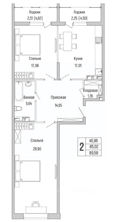 1-BD Apartment Sale, 89.58 sq. m. at Бузланово, Krasnogorsk Urban District, Moscow Region, Russia #1 1-BD Apartment Sale, 89.58 sq. m. at Бузланово, Krasnogorsk Urban District, Moscow Region, Russia #1