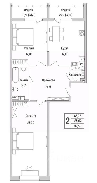 1-BD Apartment Sale, 89.58 sq. m. at Бузланово, Krasnogorsk Urban District, Moscow Region, Russia #1 1-BD Apartment Sale, 89.58 sq. m. at Бузланово, Krasnogorsk Urban District, Moscow Region, Russia #1