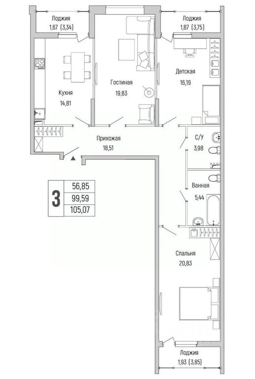 1-BD Apartment Sale, 105.07 sq. m. at Бузланово, Krasnogorsk Urban District, Moscow Region, Russia #1 1-BD Apartment Sale, 105.07 sq. m. at Бузланово, Krasnogorsk Urban District, Moscow Region, Russia #1