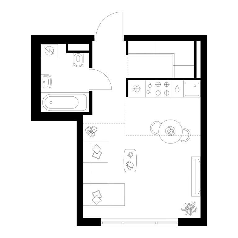 Apartment Sale, 28.3平方米 at Kavkazskiy Bulvar 51, Kavkazsky Boulevard, 51с3, Moscow, Russia #1 Apartment Sale, 28.3平方米 at Kavkazskiy Bulvar 51, Kavkazsky Boulevard, 51с3, Moscow, Russia #1
