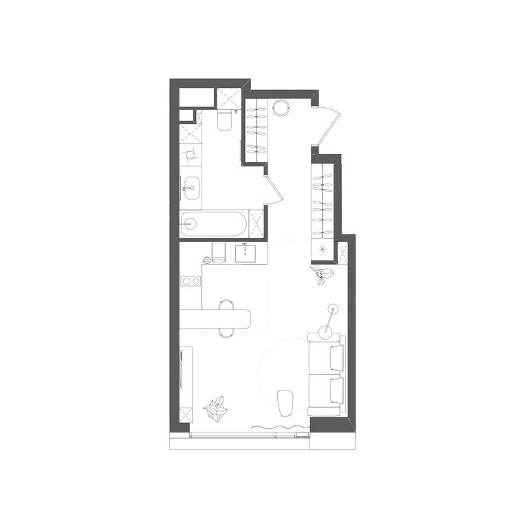 Apartment Sale, 35.7 sq. m. at Grain, Starokaluzhskoye Highway, 64с1, Moscow, Russia #1