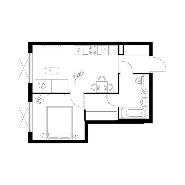 1-BD Apartment Sale, 34.5 sq. m. at Zelionyi Park, 687-y proyezd, 15с2, Zelenograd, Moscow, Russia #1 1-BD Apartment Sale, 34.5 sq. m. at Zelionyi Park, 687-y proyezd, 15с2, Zelenograd, Moscow, Russia #1
