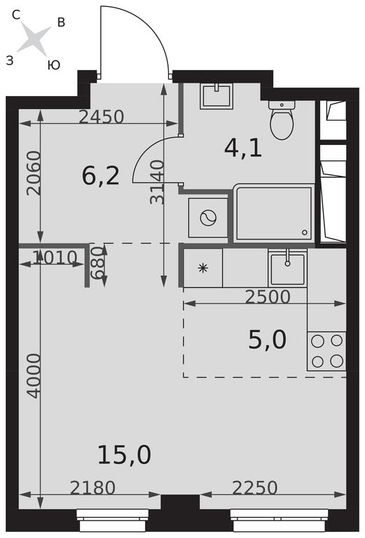 Apartment Sale, 30.3 sq. m. at Sydney City, Shenogina Street, 2, Moscow, Russia #2 Apartment Sale, 30.3 sq. m. at Sydney City, Shenogina Street, 2, Moscow, Russia #2