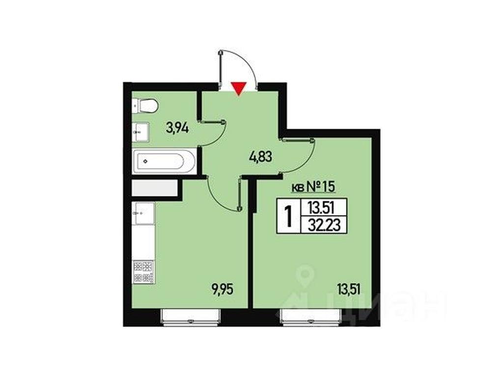 Apartment Sale, 32 sq. m. at Borisoglebskoe, Generala Donskova Street, Novofyodorovskoye Settlement, Moscow, Russia #1 Apartment Sale, 32 sq. m. at Borisoglebskoe, Generala Donskova Street, Novofyodorovskoye Settlement, Moscow, Russia #1