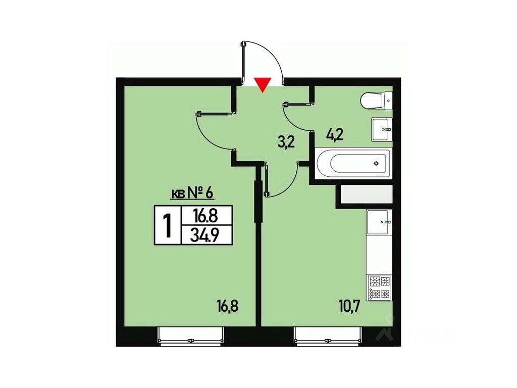 Apartment Sale, 34平方米 at Borisoglebskoe, Generala Donskova Street, Novofyodorovskoye Settlement, Moscow, Russia #1 Apartment Sale, 34平方米 at Borisoglebskoe, Generala Donskova Street, Novofyodorovskoye Settlement, Moscow, Russia #1
