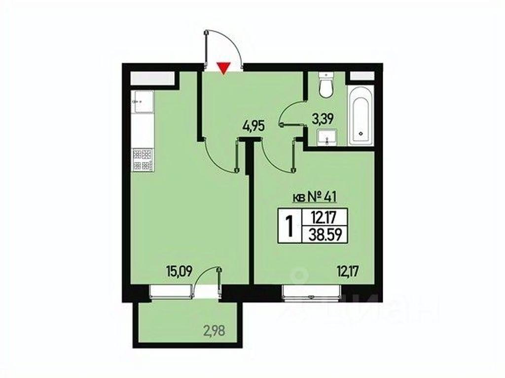 Apartment Sale, 35平方米 at Borisoglebskoe, Generala Donskova Street, Novofyodorovskoye Settlement, Moscow, Russia #1 Apartment Sale, 35平方米 at Borisoglebskoe, Generala Donskova Street, Novofyodorovskoye Settlement, Moscow, Russia #1