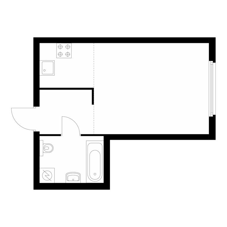 Apartment Sale, 29.6 sq. m. at Barklaya 6, Barklaya Street, 6, Moscow, Russia #1