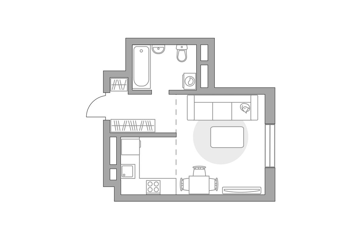 Apartment Sale, 28.79 sq. m. at Zhivopisnyi, derevnya Spasskiye Vyselki, 9, Leninskiy City District, Moscow Region, Russia #1