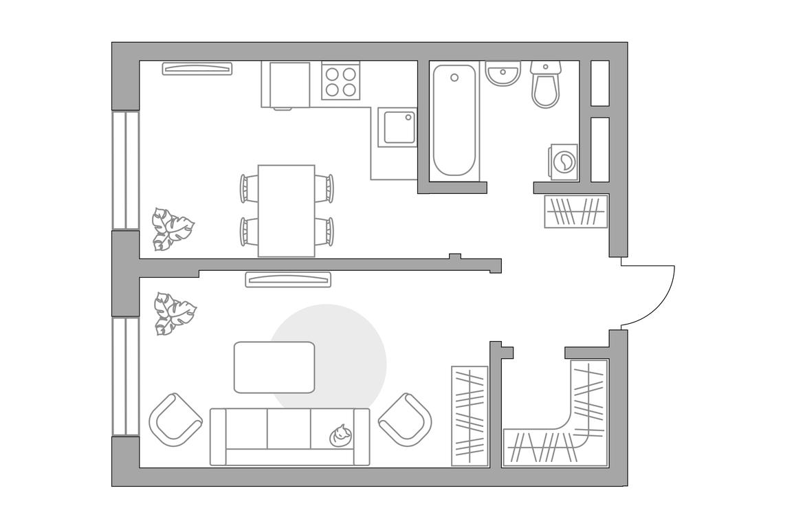 1-BD Apartment Sale, 36.67 sq. m. at Zhivopisnyi, derevnya Spasskiye Vyselki, 9, Leninskiy City District, Moscow Region, Russia #1