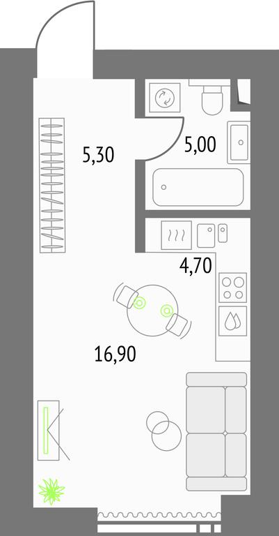 Apartment Sale, 32.6 sq. m. at Upside Towers, Ogorodny Drive, 4с1, Moscow, Russia #1 Apartment Sale, 32.6 sq. m. at Upside Towers, Ogorodny Drive, 4с1, Moscow, Russia #1