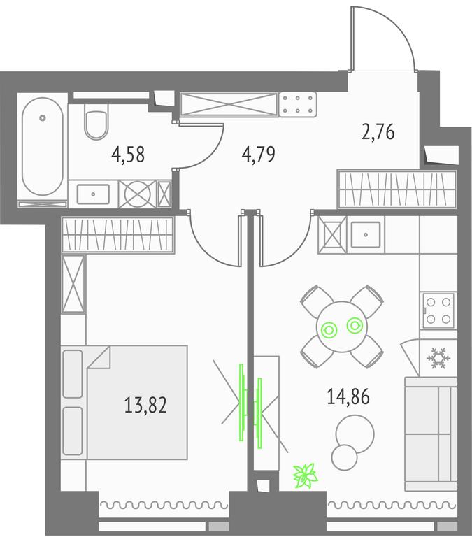Продажа 1-комн. квартиры, 40,81 м² в ЖК «Upside Towers (Апсайд Тауэрс)», Огородный проезд, 4с1, Москва, Россия #1 Продажа 1-комн. квартиры, 40,81 м² в ЖК «Upside Towers (Апсайд Тауэрс)», Огородный проезд, 4с1, Москва, Россия #1