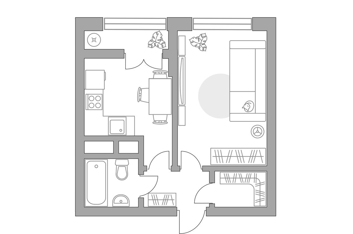 1-BD Apartment Sale, 33.27平方米 at Pekhra, Yaganova Street, 5, Balashikha, Moscow Region, Russia #1 1-BD Apartment Sale, 33.27平方米 at Pekhra, Yaganova Street, 5, Balashikha, Moscow Region, Russia #1
