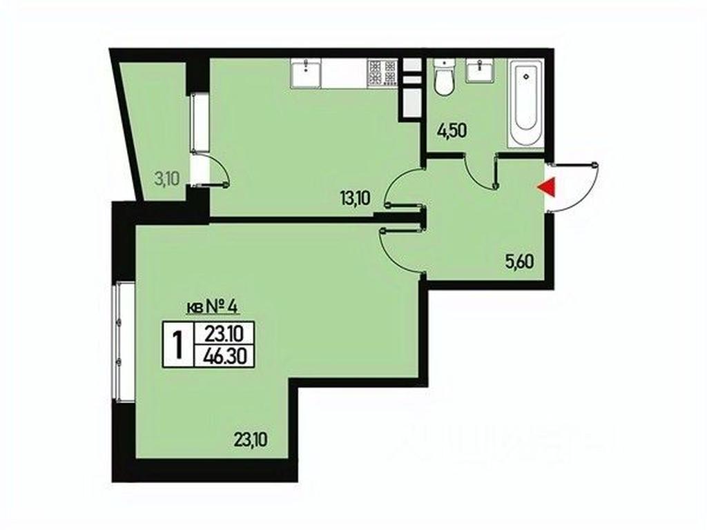 Apartment Sale, 46平方米 at Borisoglebskoe, Generala Donskova Street, Novofyodorovskoye Settlement, Moscow, Russia #1 Apartment Sale, 46平方米 at Borisoglebskoe, Generala Donskova Street, Novofyodorovskoye Settlement, Moscow, Russia #1