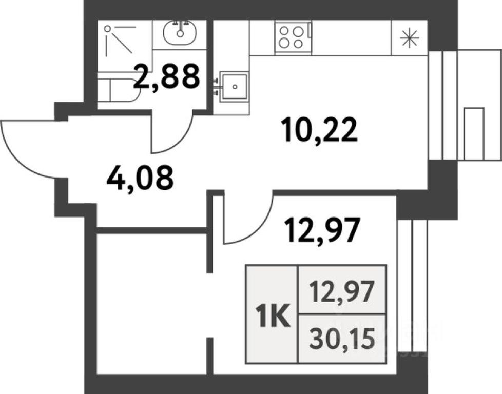 Apartment Sale, 30.1 sq. m. at Smart Garden (Smart Garden), 5-ya ulitsa Lesnyye Polyany, posyolok Gazoprovod, Kommunarka District, Novomoskovskiy Administrative Okrug, Moscow, Russia #1 Apartment Sale, 30.1 sq. m. at Smart Garden (Smart Garden), 5-ya ulitsa Lesnyye Polyany, posyolok Gazoprovod, Kommunarka District, Novomoskovskiy Administrative Okrug, Moscow, Russia #1