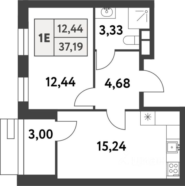 Apartment Sale, 37.1 sq. m. at Smart Garden (Smart Garden), 5-ya ulitsa Lesnyye Polyany, posyolok Gazoprovod, Kommunarka District, Novomoskovskiy Administrative Okrug, Moscow, Russia #1 Apartment Sale, 37.1 sq. m. at Smart Garden (Smart Garden), 5-ya ulitsa Lesnyye Polyany, posyolok Gazoprovod, Kommunarka District, Novomoskovskiy Administrative Okrug, Moscow, Russia #1