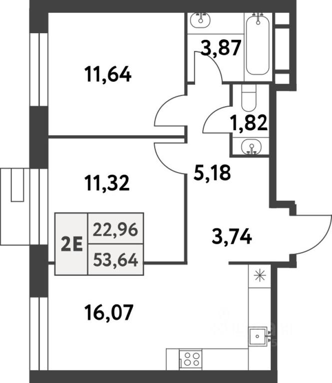 1-BD Apartment Sale, 53.6 sq. m. at Smart Garden (Smart Garden), 5-ya ulitsa Lesnyye Polyany, posyolok Gazoprovod, Kommunarka District, Novomoskovskiy Administrative Okrug, Moscow, Russia #1 1-BD Apartment Sale, 53.6 sq. m. at Smart Garden (Smart Garden), 5-ya ulitsa Lesnyye Polyany, posyolok Gazoprovod, Kommunarka District, Novomoskovskiy Administrative Okrug, Moscow, Russia #1