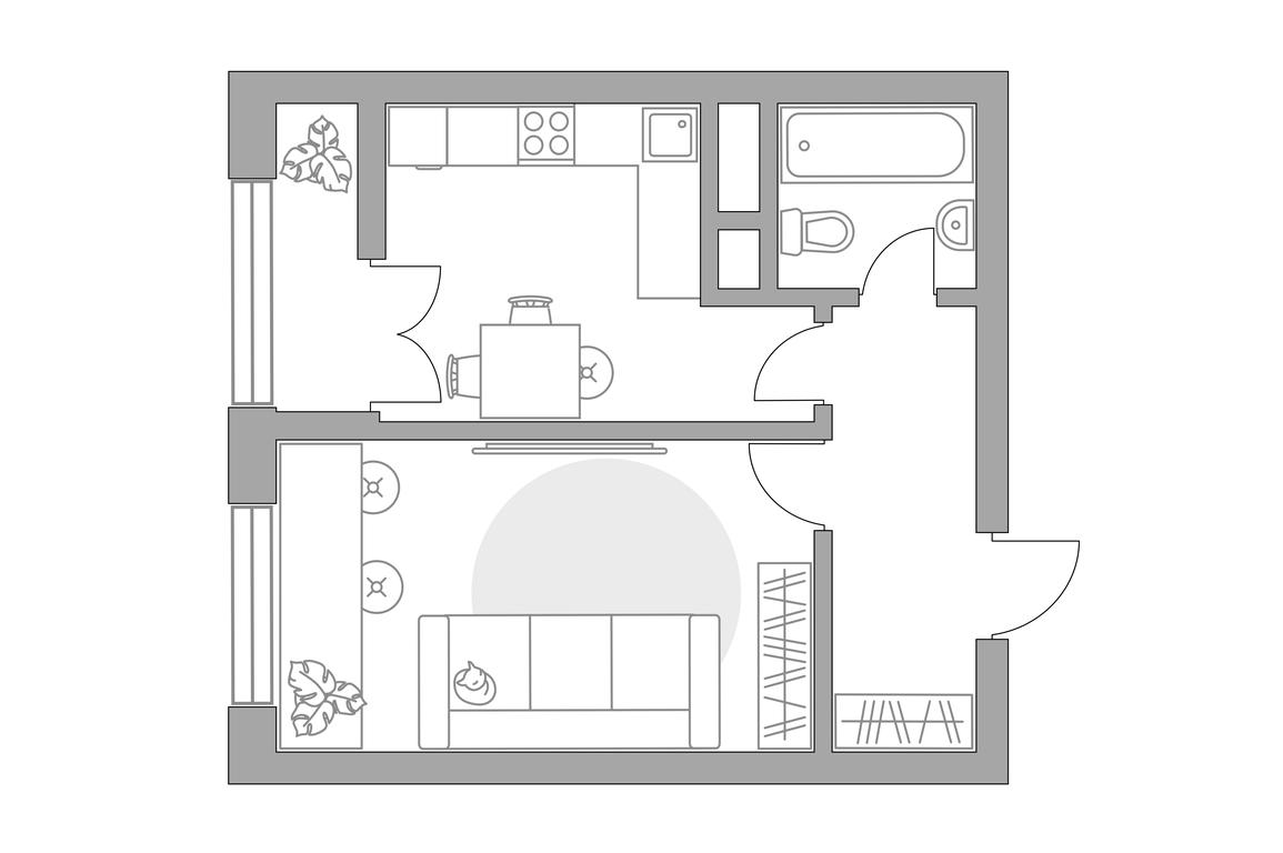 1-BD Apartment Sale, 33.88 sq. m. at Pekhra, Yaganova Street, 5, Balashikha, Moscow Region, Russia #1