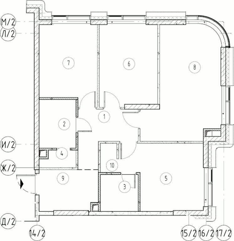 3-BD Apartment Sale, 81.9 sq. m. at Nagatino i-Land, Andropova Avenue, 18с4, Moscow, Russia #1