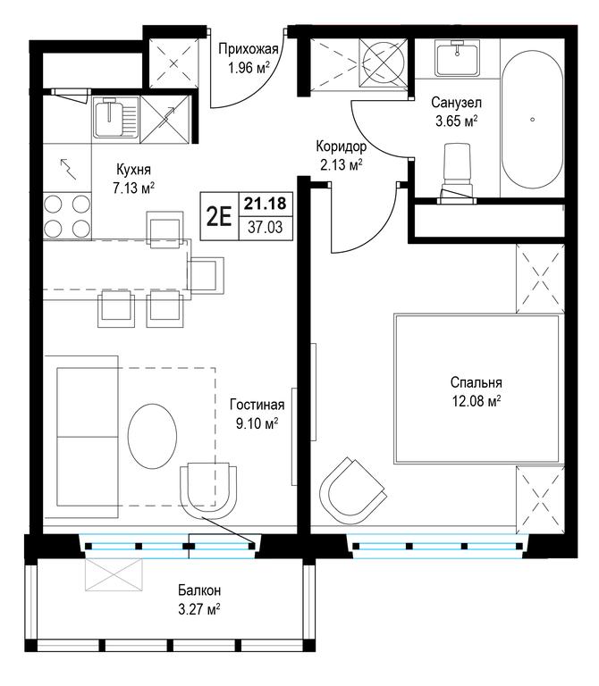 Продажа 1-комн. квартиры, 36,9 м² в ЖК «Эко Видное 2.0», квартал Центральный, 1, микрорайон Купелинка, деревня Сапроново, Ленинский городской округ, Московская область, Россия #1 Продажа 1-комн. квартиры, 36,9 м² в ЖК «Эко Видное 2.0», квартал Центральный, 1, микрорайон Купелинка, деревня Сапроново, Ленинский городской округ, Московская область, Россия #1