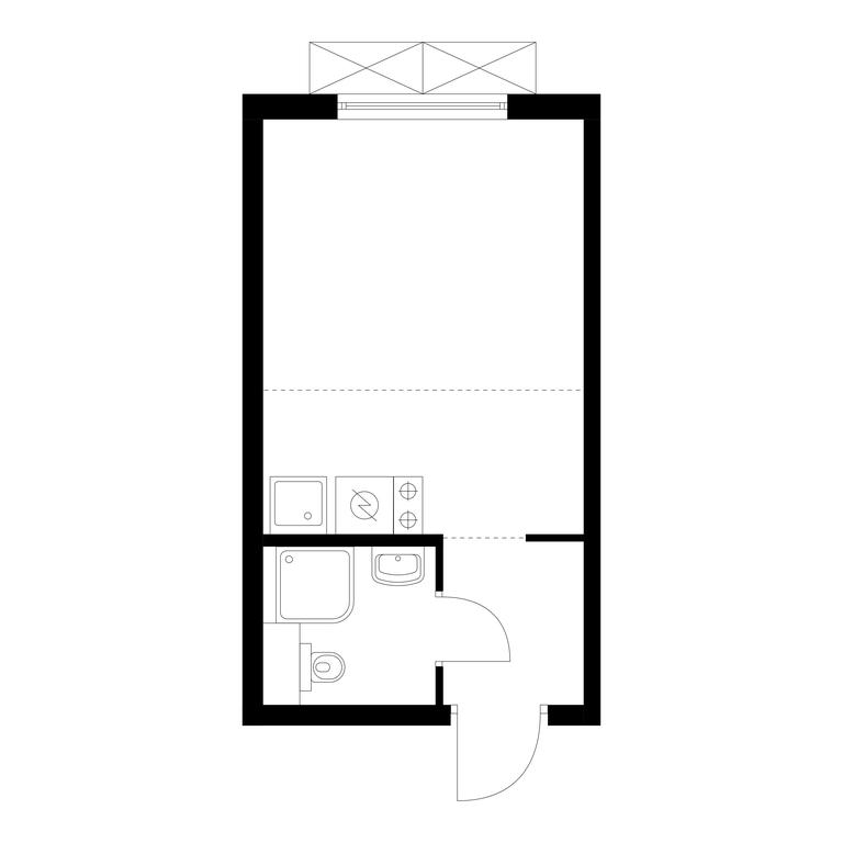 Apartment Sale, 20平方米 at Ilinskie Luga, Zapovednaya Street, 1, posyolok Ilyinskoye-Usovo, Krasnogorsk City District, Moscow Region, Russia #1