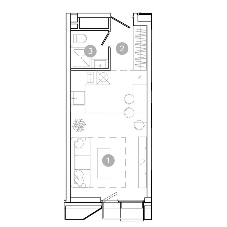 Apartment Sale, 24.7平方米 at UNO.Sokolinaya Gora, 8th Sokolinoy Gory Street, 26, Moscow, Russia #1 Apartment Sale, 24.7平方米 at UNO.Sokolinaya Gora, 8th Sokolinoy Gory Street, 26, Moscow, Russia #1