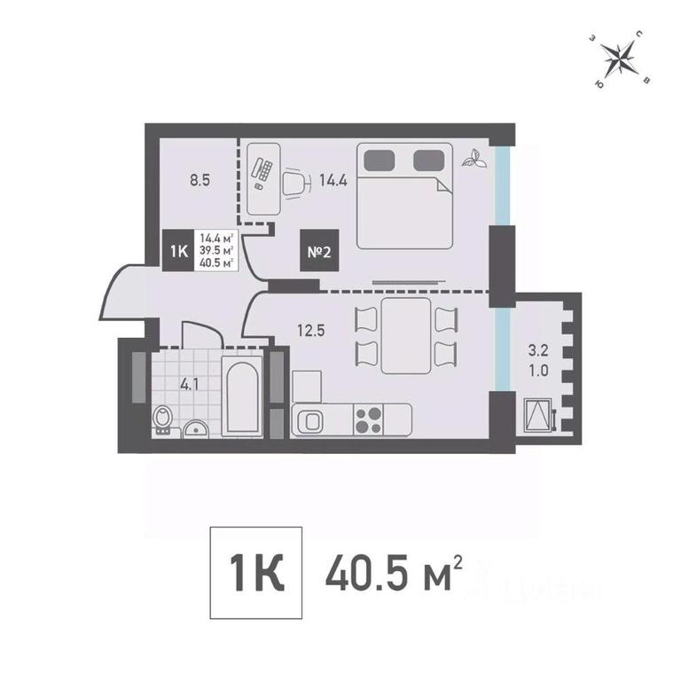 Apartment Sale, 40.5平方米 at Zelenograd Rivera, ulitsa Lyotchika Polagushina, Zelenograd, Moscow, Russia #1 Apartment Sale, 40.5平方米 at Zelenograd Rivera, ulitsa Lyotchika Polagushina, Zelenograd, Moscow, Russia #1