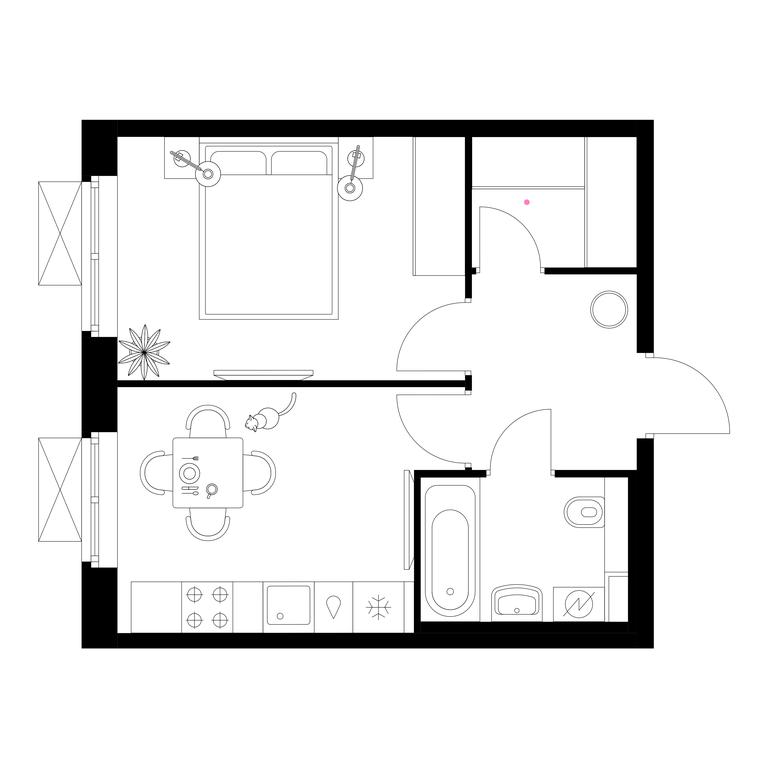 1-BD Apartment Sale, 33.6 sq. m. at Liublinskiy Park, Lyublinskaya Street, 78к2, Moscow, Russia #1 1-BD Apartment Sale, 33.6 sq. m. at Liublinskiy Park, Lyublinskaya Street, 78к2, Moscow, Russia #1