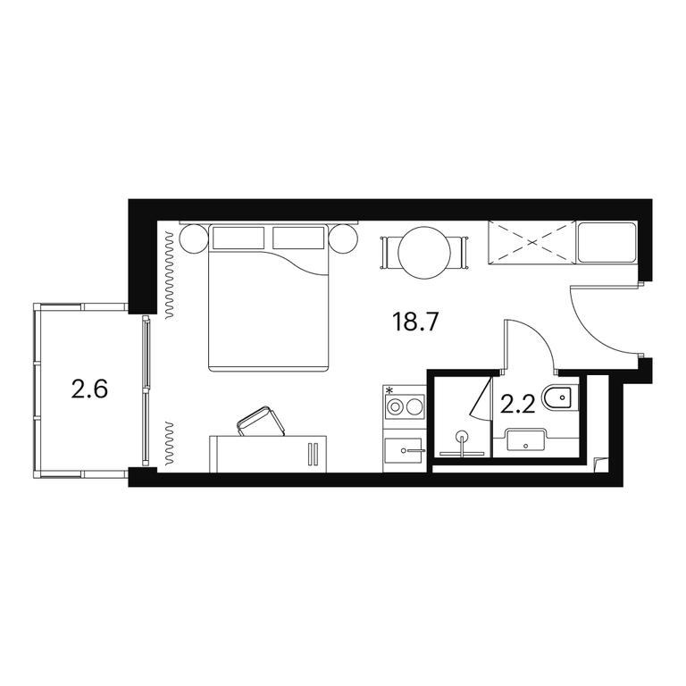 Apartment Sale, 23.5 sq. m. at Akvilon Signal (Akvilon Signal), Signalny Drive, 12, Moscow, Russia #1 Apartment Sale, 23.5 sq. m. at Akvilon Signal (Akvilon Signal), Signalny Drive, 12, Moscow, Russia #1