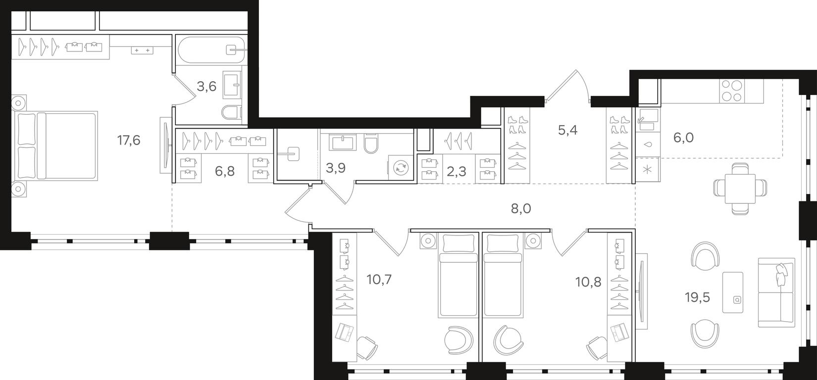 3-BD Apartment Sale, 94.6平方米 at Mangazeja v Bogorodskom, Ivanteyevskaya Street, 25к1, Moscow, Russia #1 3-BD Apartment Sale, 94.6平方米 at Mangazeja v Bogorodskom, Ivanteyevskaya Street, 25к1, Moscow, Russia #1