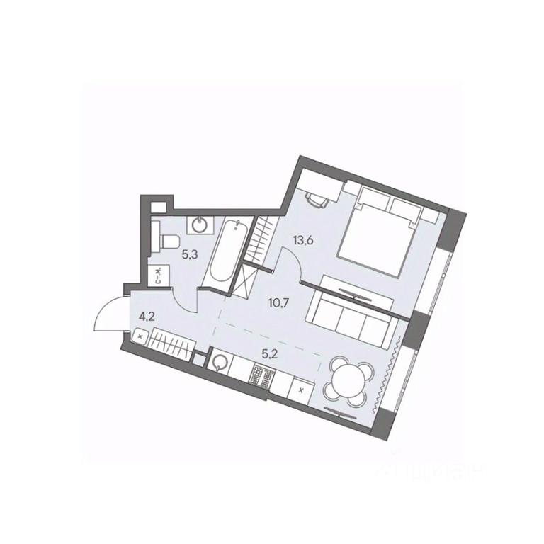 1-BD Apartment Sale, 39 sq. m. at Ново-Переделкино, Zapadniy Administrative District, Moscow, Russia #1 1-BD Apartment Sale, 39 sq. m. at Ново-Переделкино, Zapadniy Administrative District, Moscow, Russia #1
