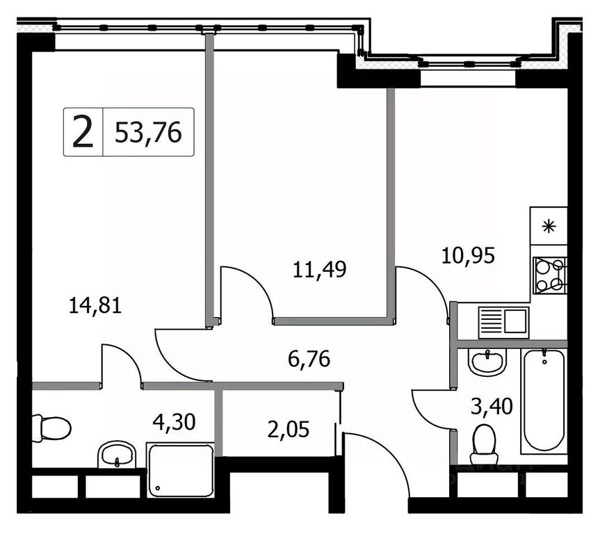 1-BD Apartment Sale, 53.76 sq. m. at Gorodskie istorii (Rasskazovka), Anny Akhmatovoy Street, Vnukovskoye Settlement, Moscow, Russia #1 1-BD Apartment Sale, 53.76 sq. m. at Gorodskie istorii (Rasskazovka), Anny Akhmatovoy Street, Vnukovskoye Settlement, Moscow, Russia #1
