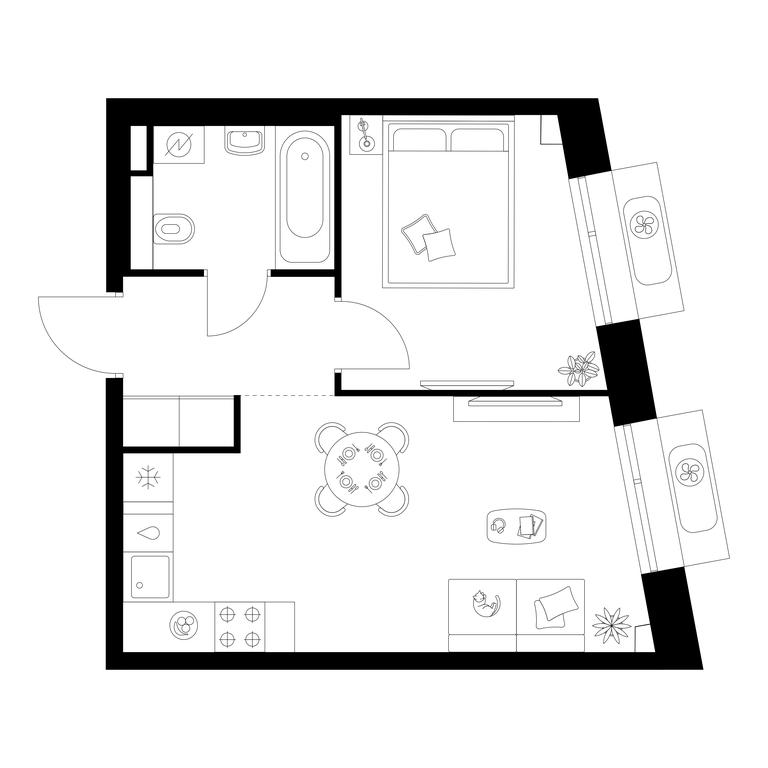 1-BD Apartment Sale, 34.9 sq. m. at Salarevo Park, Salaryevskaya Street, 8к1, Moskovskiy Settlement, Moscow, Russia #1 1-BD Apartment Sale, 34.9 sq. m. at Salarevo Park, Salaryevskaya Street, 8к1, Moskovskiy Settlement, Moscow, Russia #1