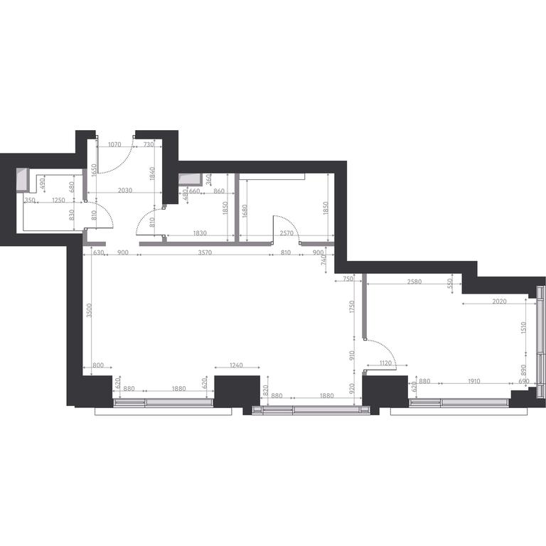 1-BD Apartment Sale, 60 sq. m. at Hide, 1st Setunsky Drive, вл6, Moscow, Russia #2 1-BD Apartment Sale, 60 sq. m. at Hide, 1st Setunsky Drive, вл6, Moscow, Russia #2