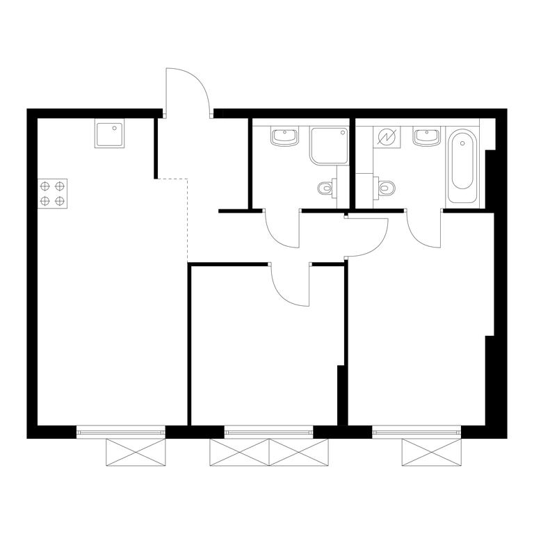 2-BD Apartment Sale, 53.4 sq. m. at Ilinskie Luga, Zapovednaya Street, 1, posyolok Ilyinskoye-Usovo, Krasnogorsk City District, Moscow Region, Russia #1 2-BD Apartment Sale, 53.4 sq. m. at Ilinskie Luga, Zapovednaya Street, 1, posyolok Ilyinskoye-Usovo, Krasnogorsk City District, Moscow Region, Russia #1