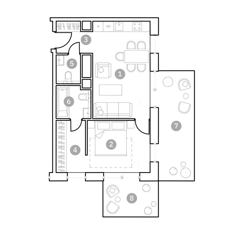 1-BD Apartment Sale, 61.5 sq. m. at Fiztekh-City, Новодачная улица, 67, Москва, Россия #1 1-BD Apartment Sale, 61.5 sq. m. at Fiztekh-City, Новодачная улица, 67, Москва, Россия #1