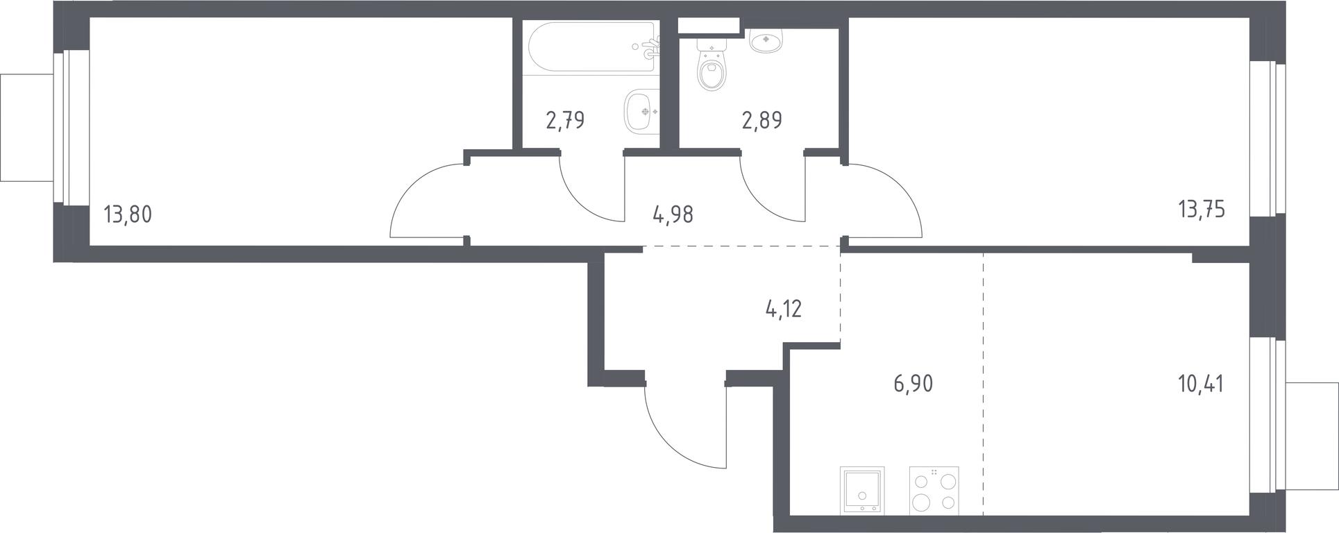 1-BD Apartment Sale, 59.64平方米 at Podolskie Kvartaly, zhiloy kompleks Podolskiye Kvartaly, Ryazanovskoe Settlement, Moscow, Russia #1 1-BD Apartment Sale, 59.64平方米 at Podolskie Kvartaly, zhiloy kompleks Podolskiye Kvartaly, Ryazanovskoe Settlement, Moscow, Russia #1