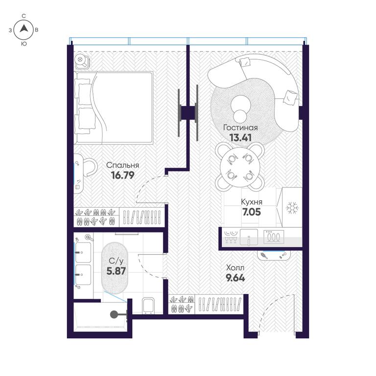 1-BD Apartment Sale, 53.1 sq. m. at Cosmos Selection Arbat Apartments, Noviy Arbat Street, 2, Moscow, Russia #1 1-BD Apartment Sale, 53.1 sq. m. at Cosmos Selection Arbat Apartments, Noviy Arbat Street, 2, Moscow, Russia #1