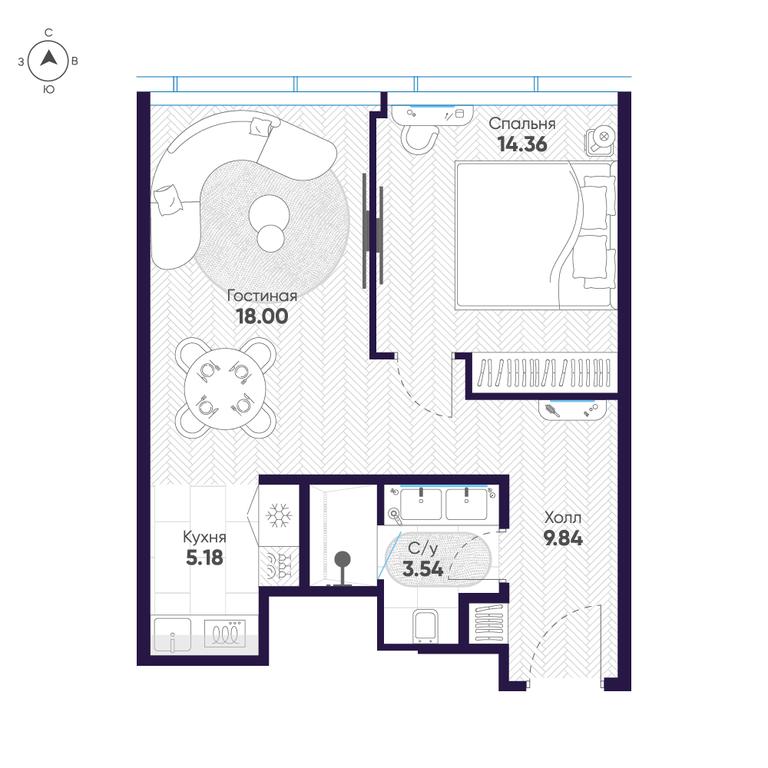1-BD Apartment Sale, 51.4平方米 at Cosmos Selection Arbat Apartments, Noviy Arbat Street, 2, Moscow, Russia #1 1-BD Apartment Sale, 51.4平方米 at Cosmos Selection Arbat Apartments, Noviy Arbat Street, 2, Moscow, Russia #1