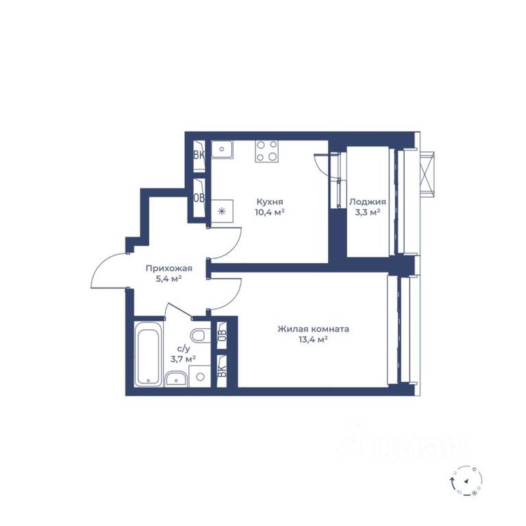 Apartment Sale, 34.6 sq. m. at Tsvetochny gorod, Magistralnaya ulitsa, Mytischi, Moscow Region, Russia #1 Apartment Sale, 34.6 sq. m. at Tsvetochny gorod, Magistralnaya ulitsa, Mytischi, Moscow Region, Russia #1