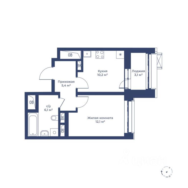 Apartment Sale, 35.4 sq. m. at Tsvetochny gorod, Magistralnaya ulitsa, Mytischi, Moscow Region, Russia #1 Apartment Sale, 35.4 sq. m. at Tsvetochny gorod, Magistralnaya ulitsa, Mytischi, Moscow Region, Russia #1
